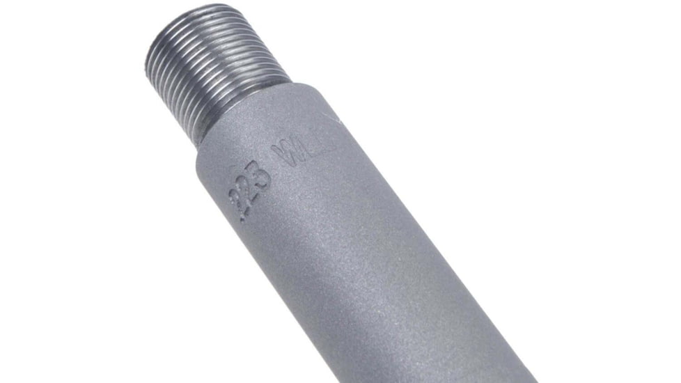 Rainier Arms Match .223 Wylde Lightweight Barrel, 7.5in, 1-8 Twist, 1/2x28, Silver, Small, RAB-M-223-LW-75-P-NF--SAT