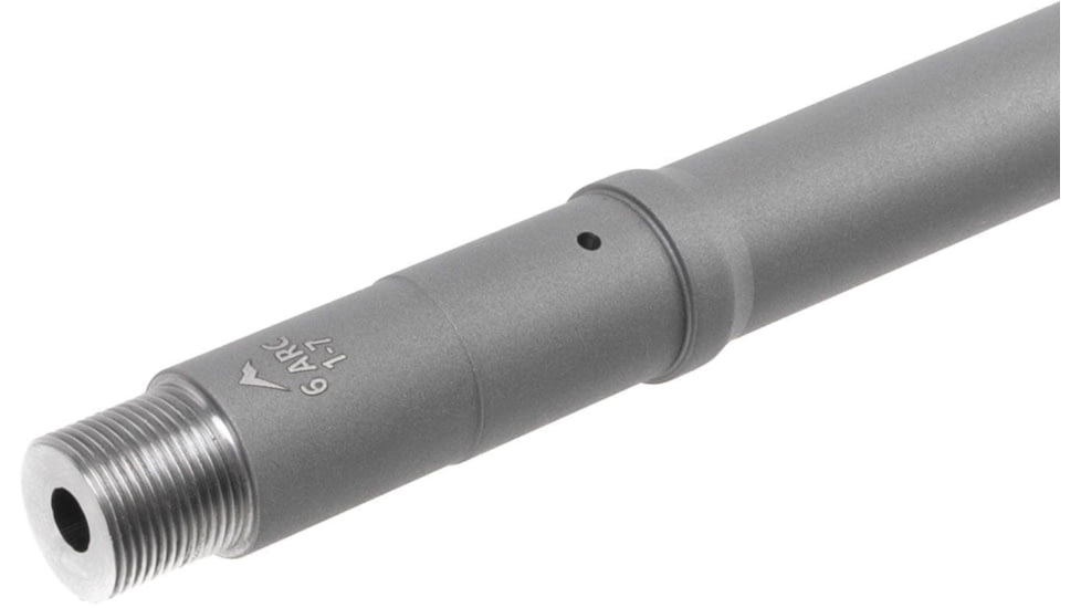 Rainier Arms Match 6mm ARC Barrel, Silver, 12 in, RAB-M-6ARC-12-M-NF-SAT