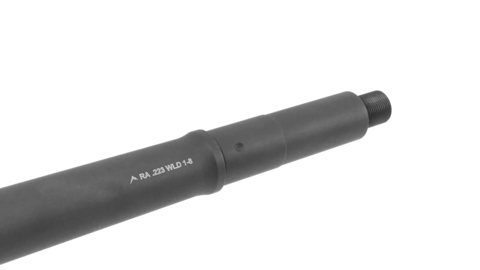 Rainier Arms Match Series .223 Wylde AR-15 Threaded Barrel, 10.5 inch, Carbine Length, 1-8 Twist, 1/2 X 28, Black, Medium, RAB-M-223-105-C-NF-BLK