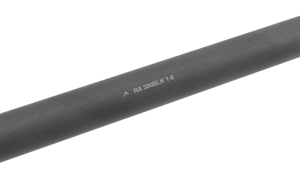 Rainier Arms Match Series 300BLK AR-15 Threaded Barrel, 14.5 inch, Pistol Length, 1-8 Twist, 5/8 X 24, Nitride, Black, Medium, RAB-M-300-145-P-NF-BLK