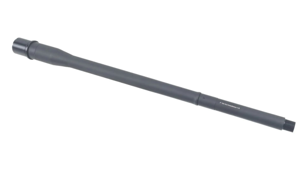 Rainier Arms Match Series 6.5 Creedmoor AR-10 Threaded Barrel, 18 inch, Rifle Length, 1-8 Twist, 5/8 X 24, Nitride, Black, Medium, RAB-M-65CM-18-R-NF-BLK