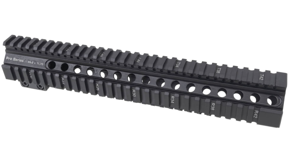 Rainier Arms Rainier Industries Pro Series Mk2 Quad-Rail AR-15 Handguard, Black, 11.75 in, RA014
