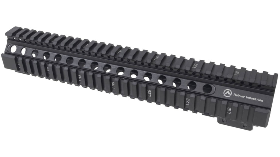 Rainier Arms Rainier Industries Pro Series Mk2 Quad-Rail AR-15 Handguard, Black, 11.75 in, RA014
