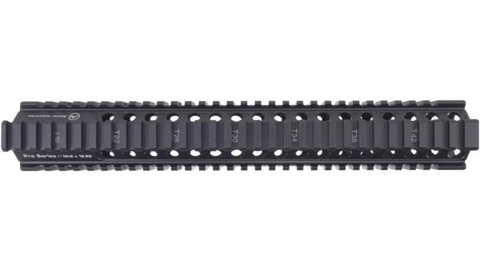 Rainier Arms Rainier Industries Pro Series Mk2 Quad-Rail AR-15 Handguard, Black, 12.55 in, RA017