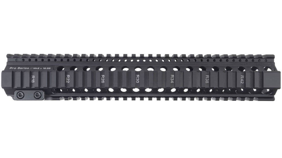 Rainier Arms Rainier Industries Pro Series Mk2 Quad-Rail AR-15 Handguard, Black, 12.55 in, RA017