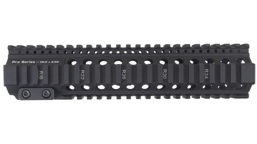 Rainier Arms Rainier Industries Pro Series Mk2 Quad-Rail AR-15 Handguard, Black, 9.55 in, RA016