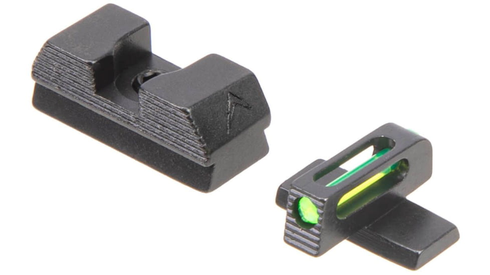 Rainier Arms Sig Sauer P320 Fiber Optic Sight Set, Logo, Black, RA-P320-FO-SET-LG