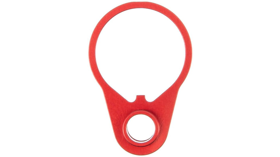 Rainier Arms Single Point QD End Plate, AR-15/AR-10, Red, RA006-RED