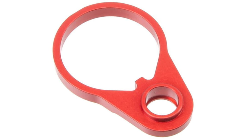Rainier Arms Single Point QD End Plate, AR-15/AR-10, Red, RA006-RED