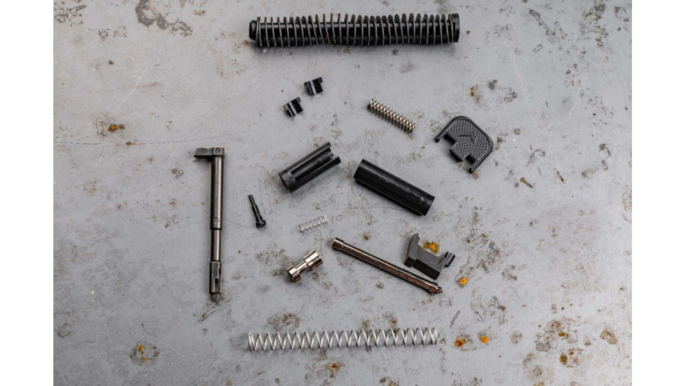 Rainier Arms Slide Parts Kit for Glock 19 Gen 3, Black, Small, RA-GLK-UPK-G3-19
