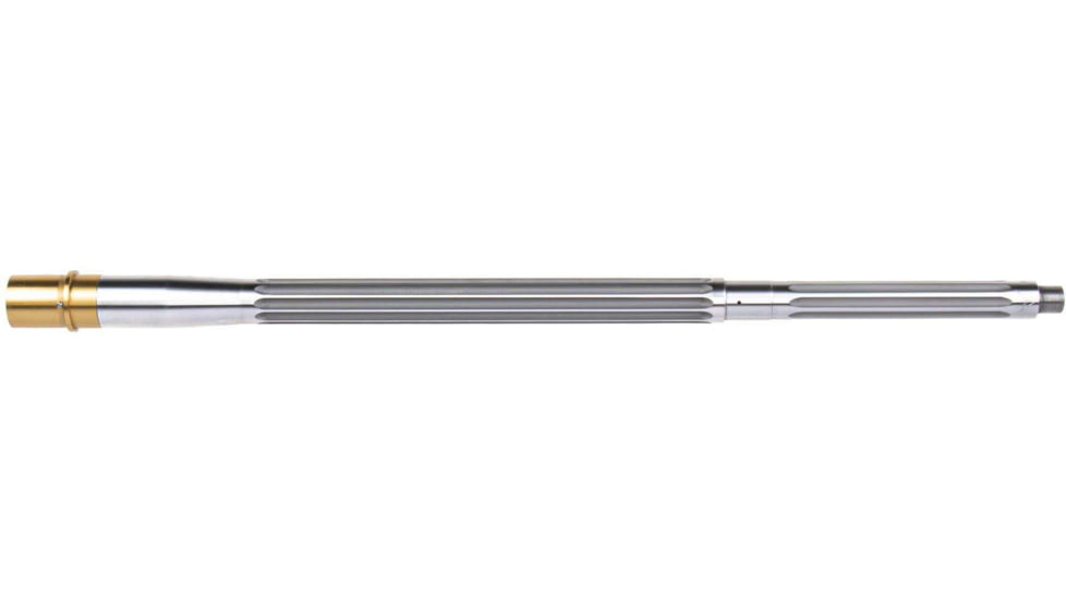 Rainier Arms Ultramatch MOD2 6.5 Creedmoor Barrel, 22in Polished, 1-8 Twist, 5/8x24, Silver, Medium, RAB-UM2-65CM-22-R2-FF-POL