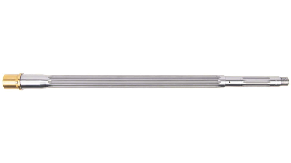 Rainier Arms UltraMatch MOD2 6mm ARC Rifle Barrel, 18in Polished, 1-7 Twist, 5/8x24, Silver, Medium, RAB-UM2-6ARC-18-R1-FF-POL
