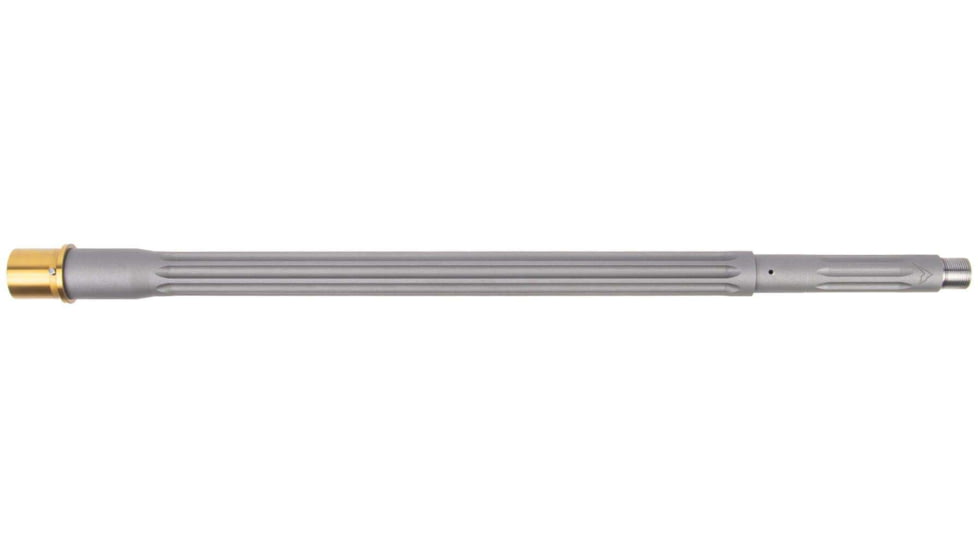 Rainier Arms UltraMatch MOD2 6mm ARC Rifle Barrel, 18in Satin, 1-7 Twist, 5/8x24, Silver, Medium, RAB-UM2-6ARC-18-R1-FF-SAT