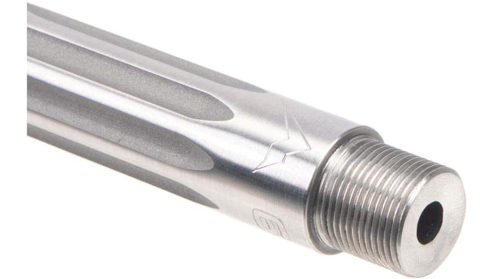 Rainier Arms UltraMatch MOD2 6mm ARC Rifle Barrel, 22in Polished, 1-7 Twist, 5/8x24, Silver, Medium, RAB-UM2-6ARC-22-R2-FF-POL