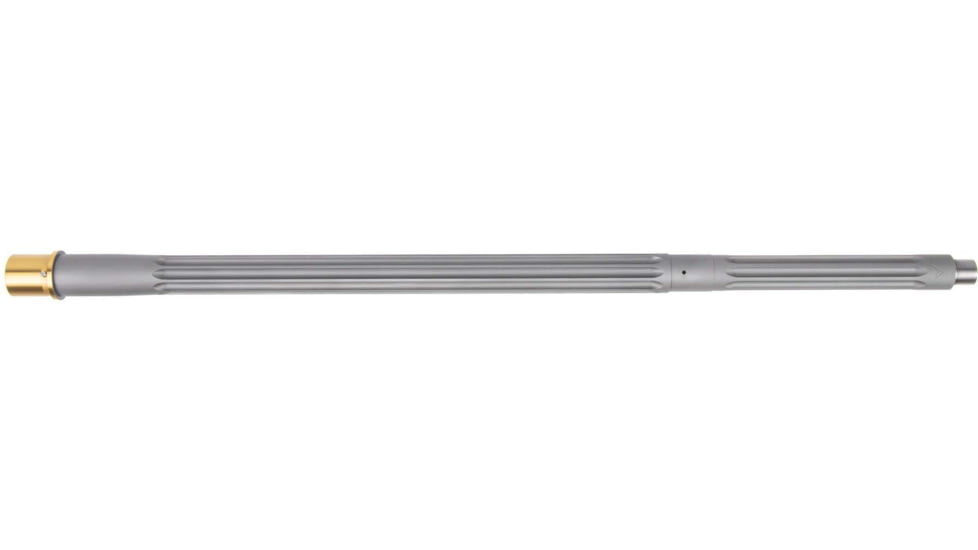 Rainier Arms UltraMatch MOD2 6mm ARC Rifle Barrel, 22in Satin, 1-7 Twist, 5/8x24, Silver, Medium, RAB-UM2-6ARC-22-R2-FF-SAT