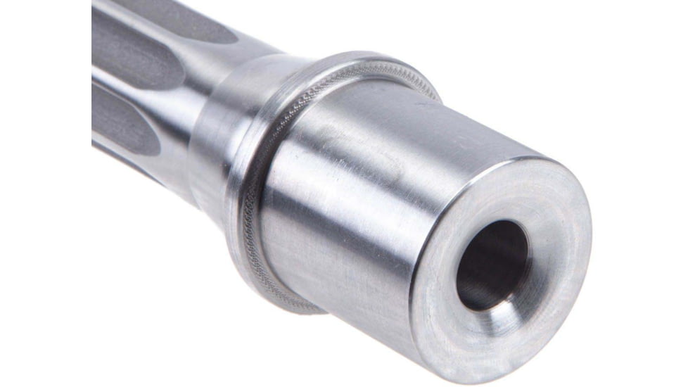 Rainier Arms UltraMatch MOD2 9mm Barrel, 4in Polished, 1-10 Twist, 1/2x28, Silver, Small, RAB-UM2-9MM-4-FF-POL