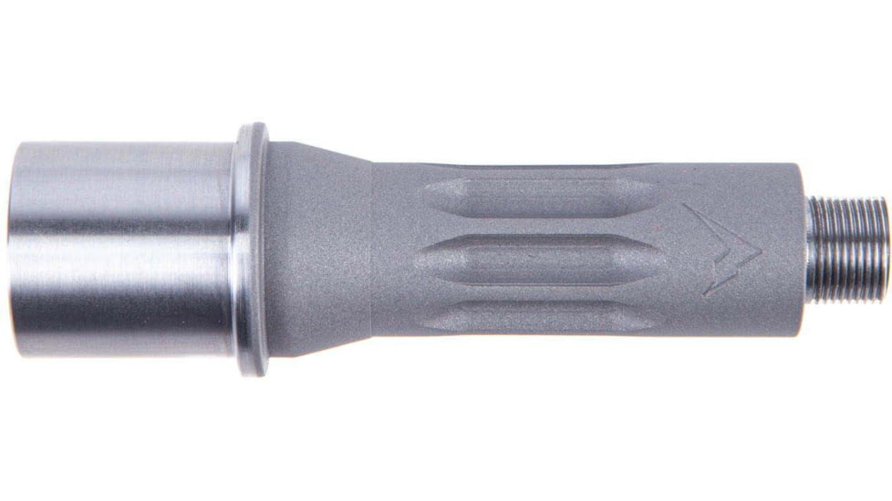 Rainier Arms UltraMatch MOD2 9mm Barrel, 4in Satin, 1-10 Twist, 1/2x28, Silver, Small, RAB-UM2-9MM-4-FF-SAT