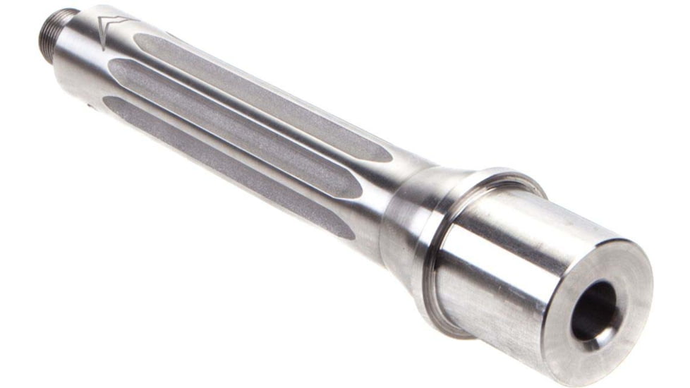 Rainier Arms UltraMatch MOD2 9mm Barrel, 6in Polished, 1-10 Twist, 1/2x28, Silver, Small, RAB-UM2-9MM-6-FF-POL