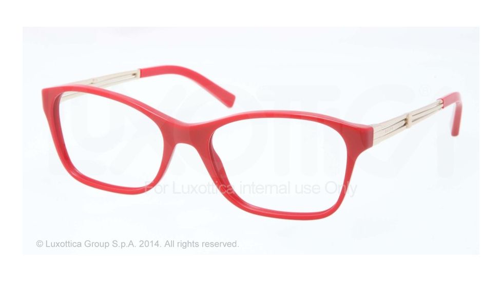 Ralph Lauren DECO EVOLUTION RL6109 Single Vision Prescription Eyeglasses 5310-54 - Red Frame