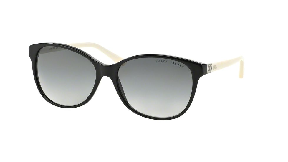 Ralph Lauren DECO EVOLUTION RL8116 Sunglasses 500111-57 - Black Frame, Gray Gradient Lenses