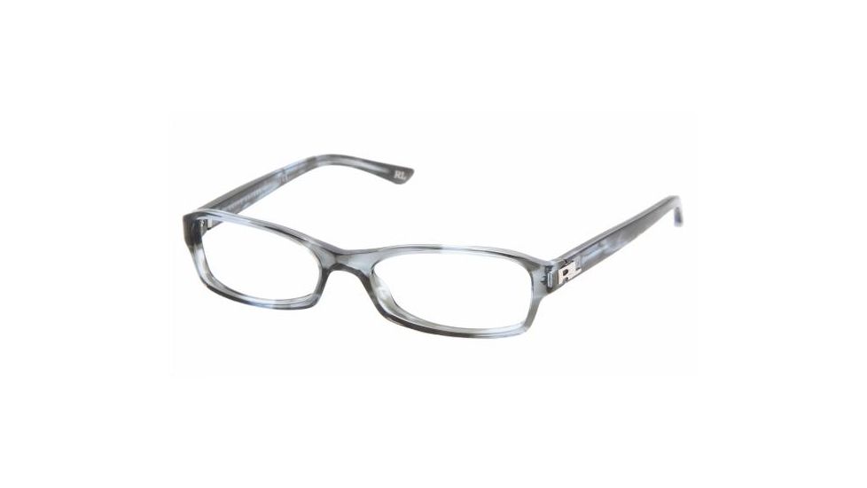 Ralph Lauren RL6036 Bifocal Eyeglasses - Azure Striped Transpar Demo Lens Frame / 51 mm Prescription Lenses, 5148-5116