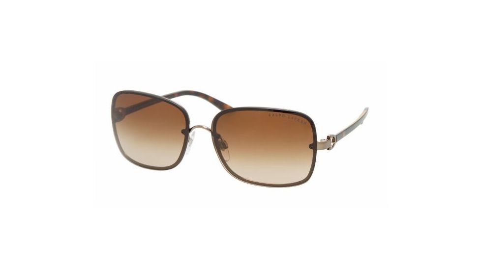 Ralph Lauren Bifocal Sunglasses RL7030 with Lined Bi-Focal Rx Prescription Lenses, Select Frame Color / Lens Diameter Shiny Brown Frame / 59 mm Prescription Lenses