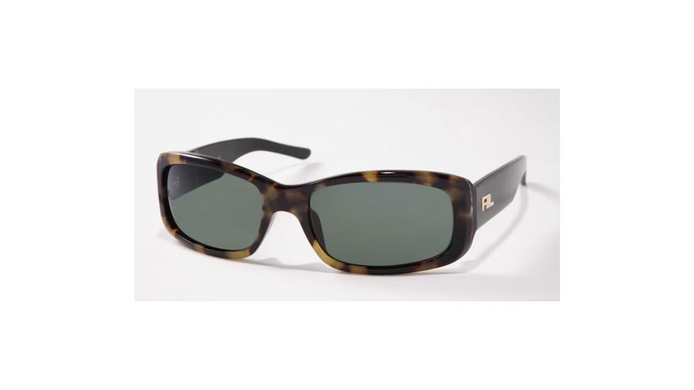 Ralph Lauren RL 8015 Sunglasses Styles, Top Tortoise On Black Frame / Gray Green Lenses, 501071-5517