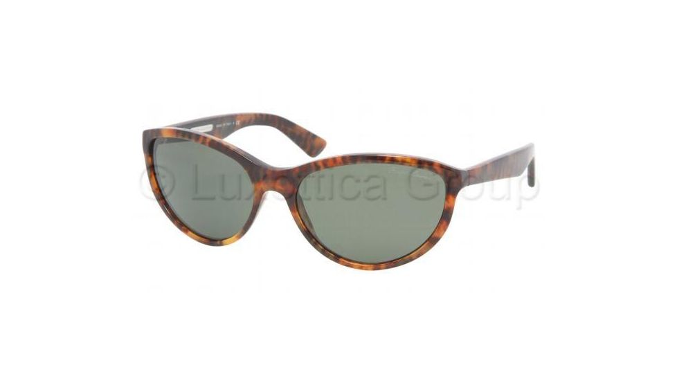 Ralph Lauren RL 8061W Sunglasses, Havana Frame / Crystal Green Lenses, 525052 5816