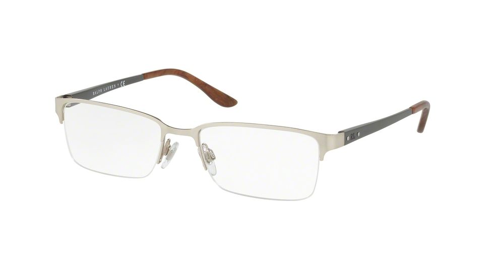 Ralph Lauren RL5089 Bifocal Prescription Eyeglasses 9030-54 - Brushed Matte Silver Frame