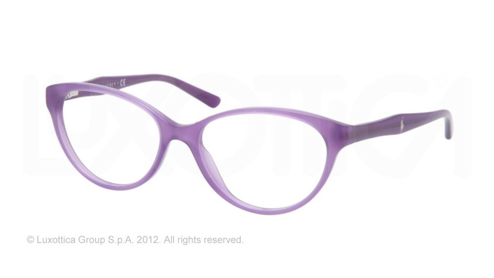 Ralph Lauren RL6093 Bifocal Prescription Eyeglasses 5337-54 - Violet Opal Frame, Demo Lens Lenses