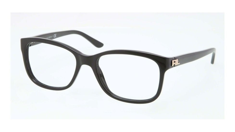 Ralph Lauren RL6102 Eyeglass Frames 5001-51 - Black Frame, Demo Lens Lenses
