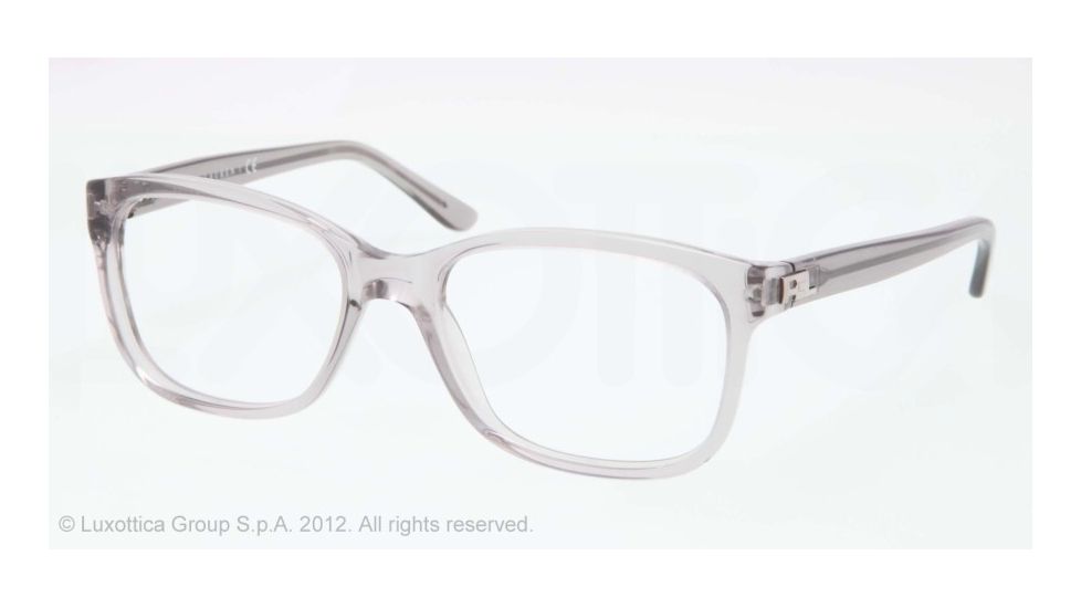 Ralph Lauren RL6102 Eyeglass Frames 5413-51 - Trasparent Grey Frame, Demo Lens Lenses