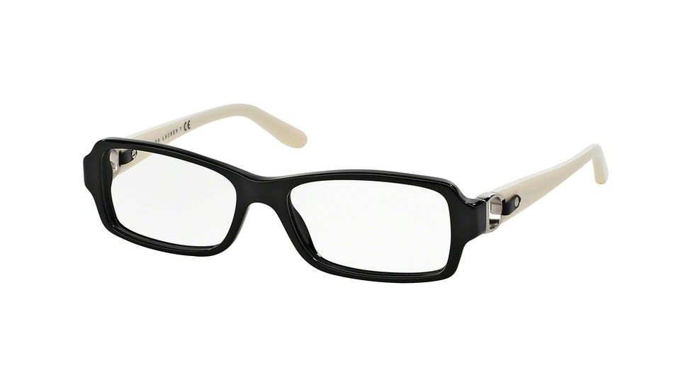 Ralph Lauren RL6107Q Eyeglass Frames 5001-53 - Black Frame, Demo Lens Lenses