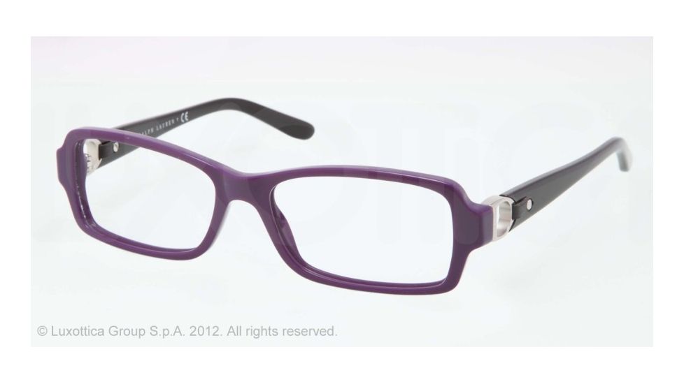 Ralph Lauren RL6107Q Eyeglass Frames 5412-53 - Violet Frame, Demo Lens Lenses