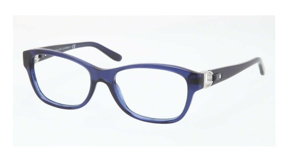 Ralph Lauren RL6113Q Eyeglass Frames 5033-52 - Dark Blue Transparent Frame