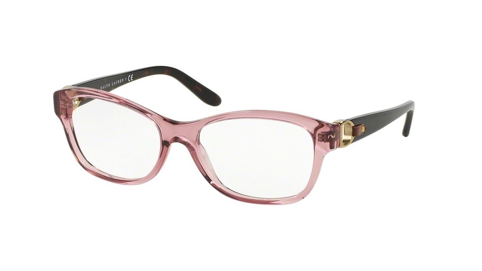 Ralph Lauren RL6113Q Eyeglass Frames 5220-52 - Transparent Pink Frame