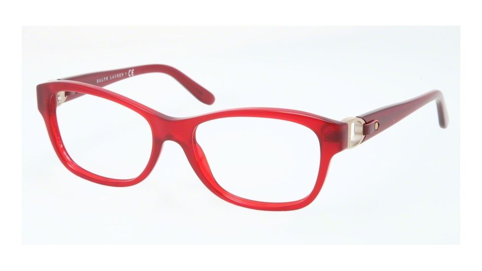 Ralph Lauren RL6113Q Eyeglass Frames 5458-52 - Opal Red Frame
