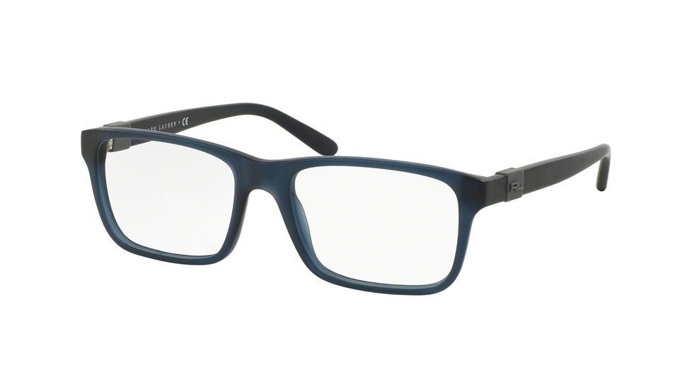 Ralph Lauren RL6131 Bifocal Prescription Eyeglasses 5276-53 - Blue Sea Transparent Frame