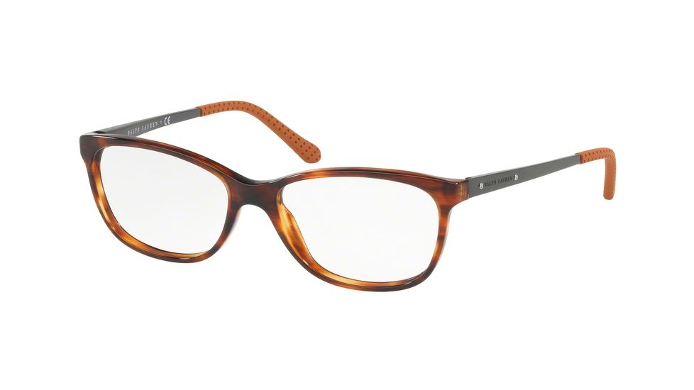 Ralph Lauren RL6135 Eyeglass Frames 5007-54 - Stripped Havana Frame