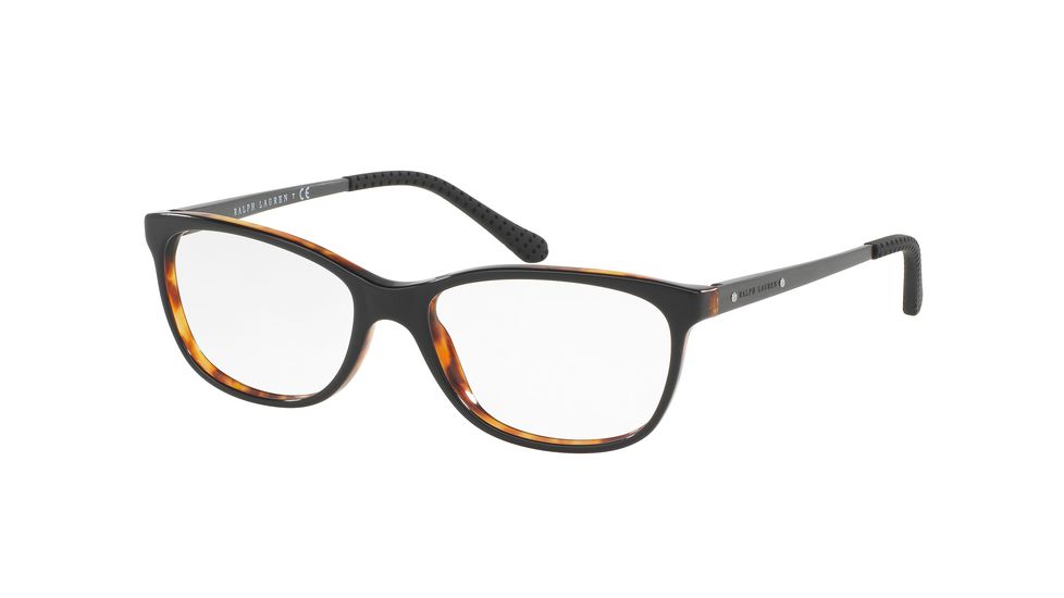 Ralph Lauren RL6135 Eyeglass Frames 5260-52 - Black / Havana Frame