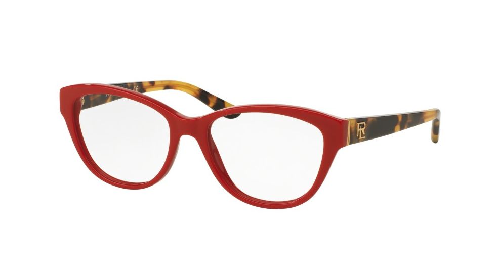 Ralph Lauren RL6145 Eyeglass Frames 5599-52 - Shiny Laque Red Frame