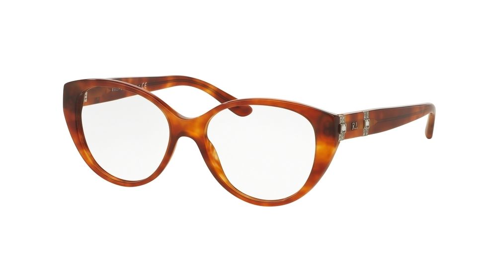 Ralph Lauren RL6147B Eyeglass Frames 5023-51 - Shiny Red Havana Frame