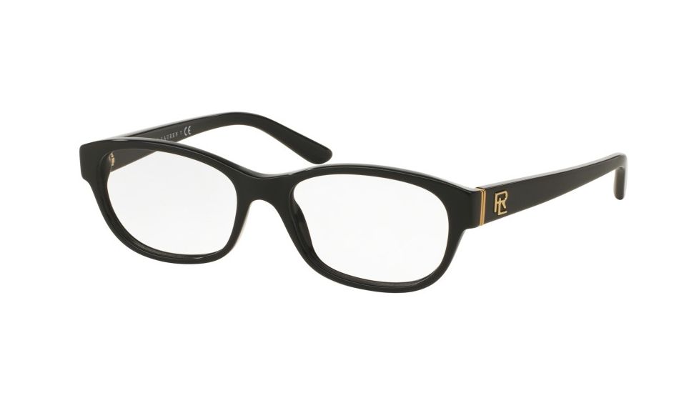 Ralph Lauren RL6148 Single Vision Prescription Eyeglasses 5001-51 - Black Frame