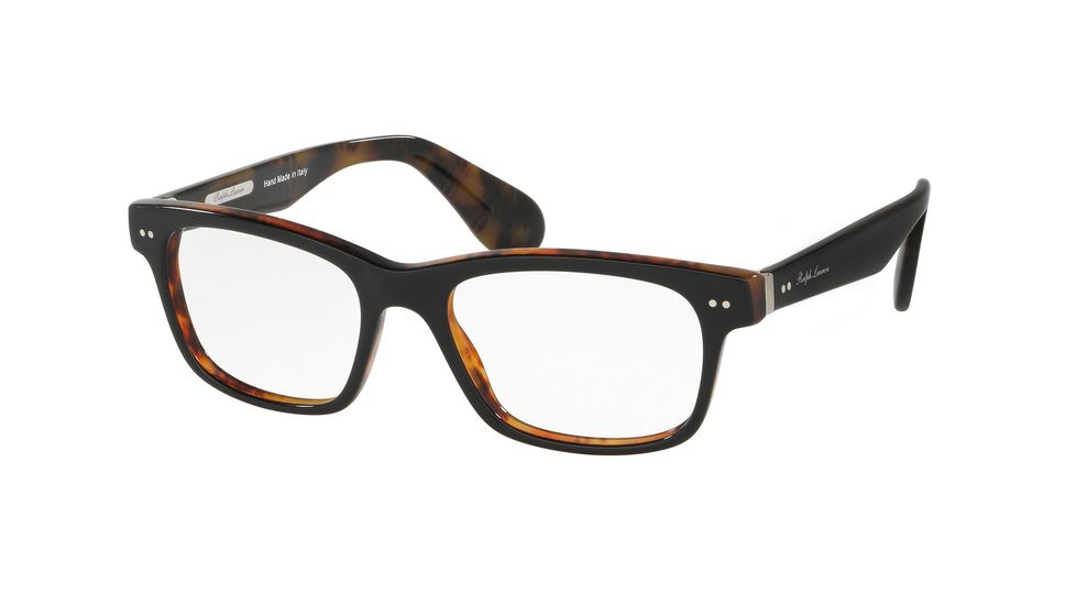 Ralph Lauren RL6153P Eyeglass Frames 5260-53 - Black / Havana Frame