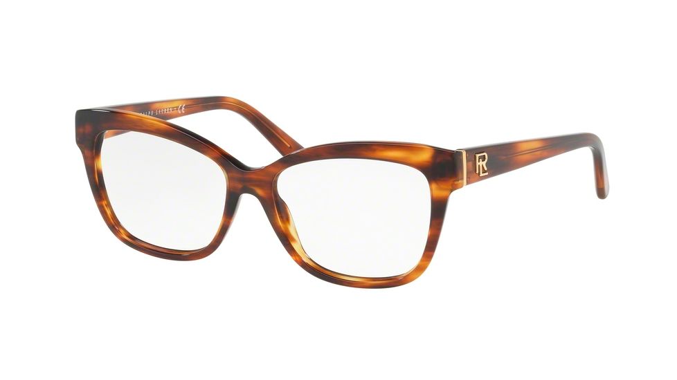 Ralph Lauren RL6164 Eyeglass Frames 5007-51 - Striped Havana Frame