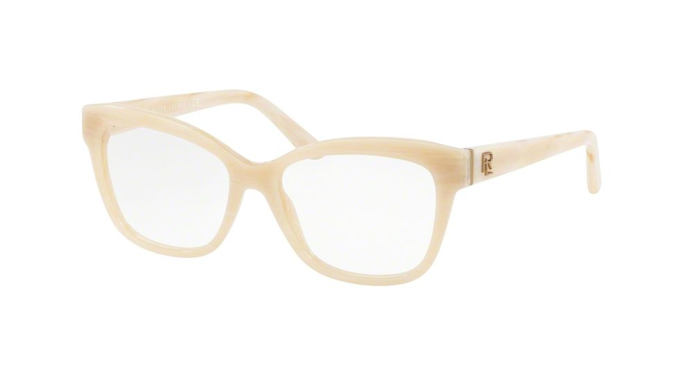 Ralph Lauren RL6164 Eyeglass Frames 5305-51 - Cream Horn Frame