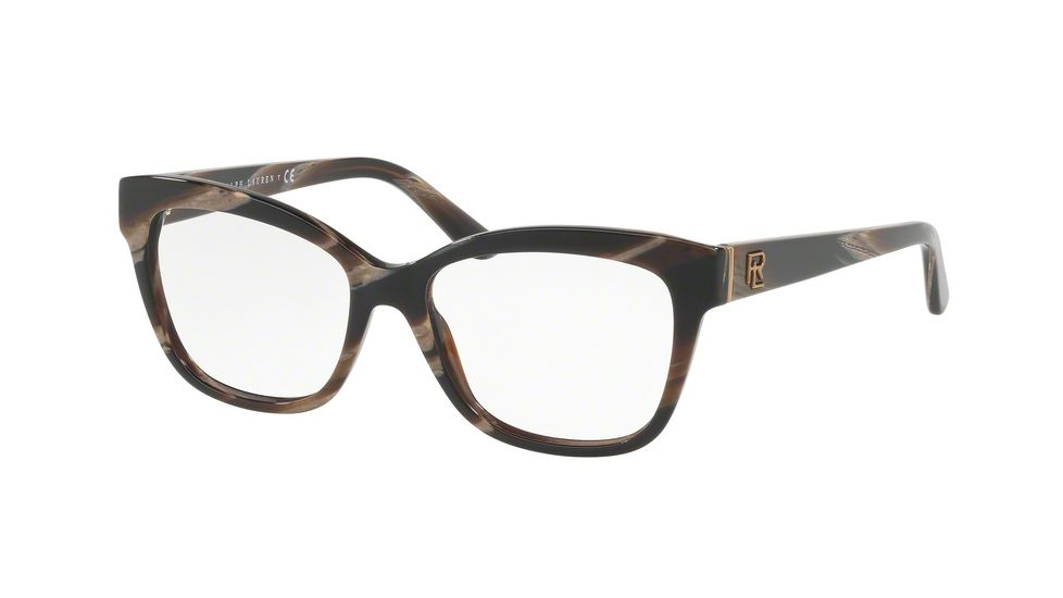 Ralph Lauren RL6164 Eyeglass Frames 5634-51 - Brown Horn Frame