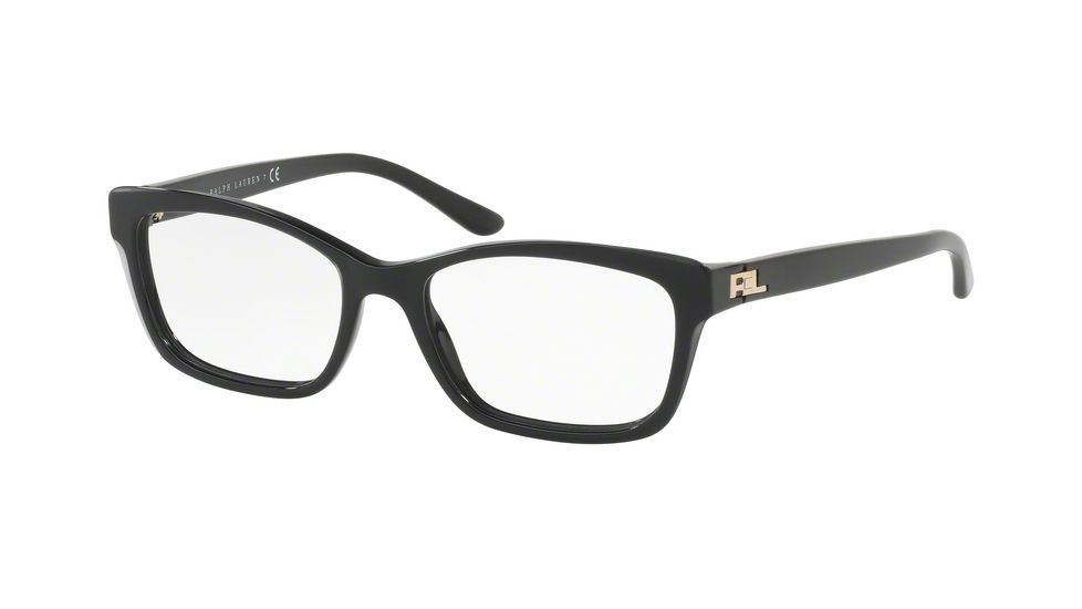 Ralph Lauren RL6169 Eyeglass Frames 5654-51 - Top Grey Trasparent Black Frame