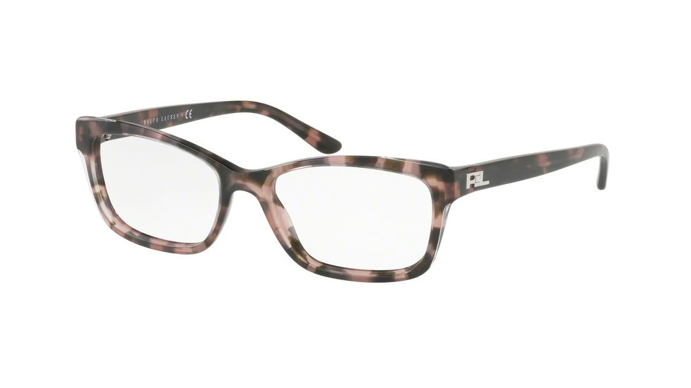 Ralph Lauren RL6169 Eyeglass Frames 5655-51 - Top Trasparent/pink Havana Frame