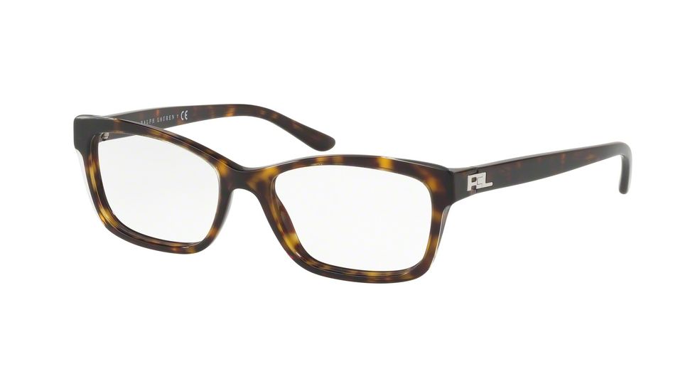 Ralph Lauren RL6169 Eyeglass Frames 5656-51 - Top Trasparent/dark Havana Frame